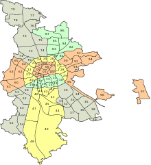 Statistical districts and city districts in Nuremberg
