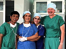 Surgeons at Amppipal Hospital