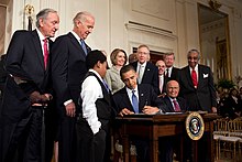 Signing of the Patient Protection and Affordable Care Act