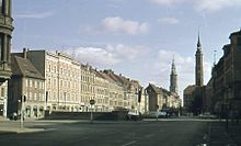 The Obermarkt (1951-1990 Lenin Square) in the 1970s