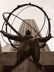 Atlasa statuja, Ņujorka