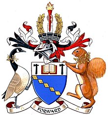 Escudo oficial de la Universidad de Aston  