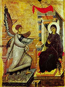 A masterpiece of the Palaiological Renaissance is the Ohrid Annunciation of the Virgin Mary, first half of the 14th century.