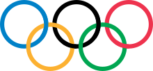 Os Anéis Olímpicos são o símbolo dos Jogos Olímpicos.