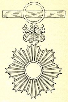 Orden der aufgehenden Sonne, um 1902