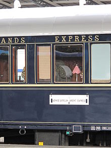 Car with VSOE train sign
