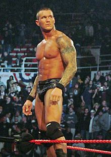 Ο Randy Orton μετά τη νίκη του στο Royal Rumble του 2009