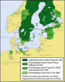 Development of the Swedish Empire in Early Modern Europe (1560-1815)