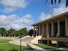 Oviatt-biblioteket vid Cal State Northridge.