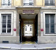 The headquarters of the Société Philanthropique de Paris, founded in 1780, the oldest interdenominational philanthropic society