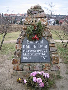 布拉格白山的纪念碑