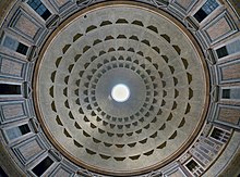 View into the dome of the Pantheon