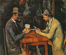 De Kaartspelers , een iconisch werk van Cézanne (1892). Het is het duurste schilderij ter wereld.