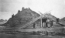 Pawnee Cabin in Nebraska, 1873