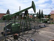 Horsehead pump for oil production near Landau