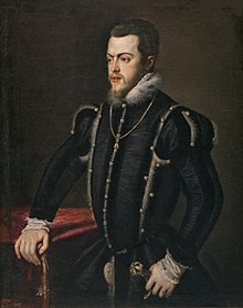 Philip II as a young ruler (painting by Titian)