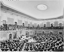 House Chamber during the State of the Union Address by President Harry S. Truman, January 4, 1950.