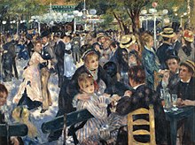 Pierre-Auguste Renoir: Bal du moulin de la Galette, 1876 m.