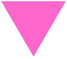 ピンクの三角形