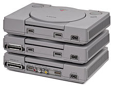 Comparison of SCPH-1001 (bottom), SCPH-5501 (middle) and SCPH-9001 (top)