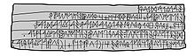 Lead tablet from La Bastida de les Alcuses (Moixent) with southeastern writing...