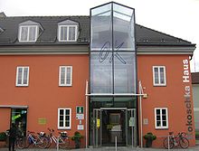 Къщата, в която е роден Оскар Кокошка в Пьохларн (август 2006 г.)  