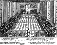 The Sejm during the coronation of August II.