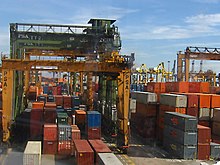 Keppel Container Terminal in Singapore