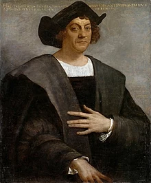 schilderij van Christoffel Columbus