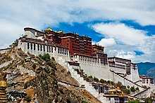 Het Potalapaleis in Lhasa  