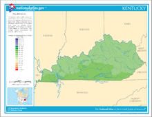 rainfall amounts in Kentucky