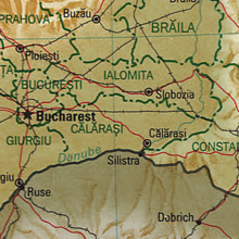 Map of Călărași County