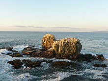 著名的洛沃斯角（Punta de Lobos）的岩石。