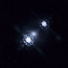 Quasar com lente gravitacional HE 1104-1805.