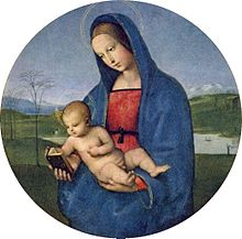 Ten mały obraz Rafaela znajduje się w Muzeum Ermitażu.