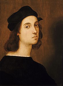 Self-portrait of Raphael, 1506, Uffizi Gallery