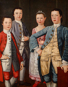 As Crianças Rapalje , John Durand, 1768. Coleção da Sociedade Histórica de Nova York