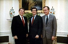 Manafort met Ronald Reagan en George H. W. Bush