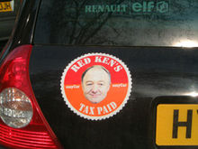 Adesivo vermelho para carro Ken: Comentário de uma empresa de aluguel de carros sobre a taxa de congestionamento de Londres