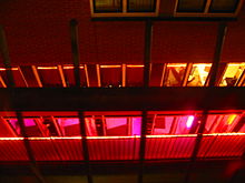 Röda ljuskvarteren i Amsterdam