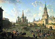 Place Rouge, tableau de Fedor Alekseev, 1802