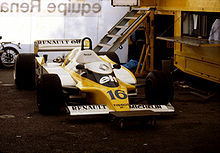 Renault RS10 Fórmula 1 carro em 1979