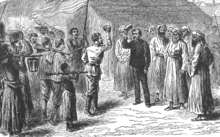 Illustration of the meeting of Stanley and Livingstone