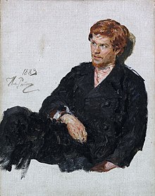 En målning av en nihilist av Ilya Repin  