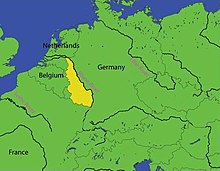 Placering af Rhineland