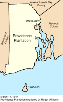 Tijdlijn van de graafschappen van Rhode Island
