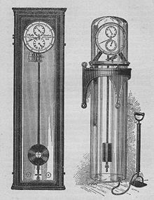 Precision pendulum clocks by Sigmund Riefler