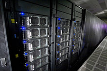 Roadrunner, 's werelds snelste supercomputer (vanaf 2009), die Linux draait.