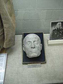 La maschera mortuaria di Erwin Rommel