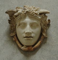 Medusa , roomalainen kopio Phidiaksen kreikkalaisesta alkuperäiskuvasta.  
